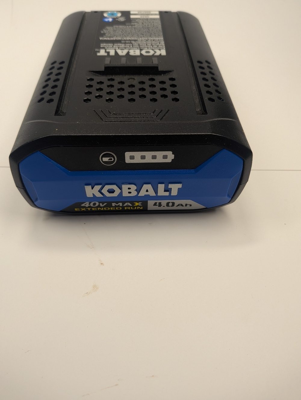 Kobalt 40-Volt 4.0Ah Rechargeable Lithium-Ion Cordless Power Equipment Battery.